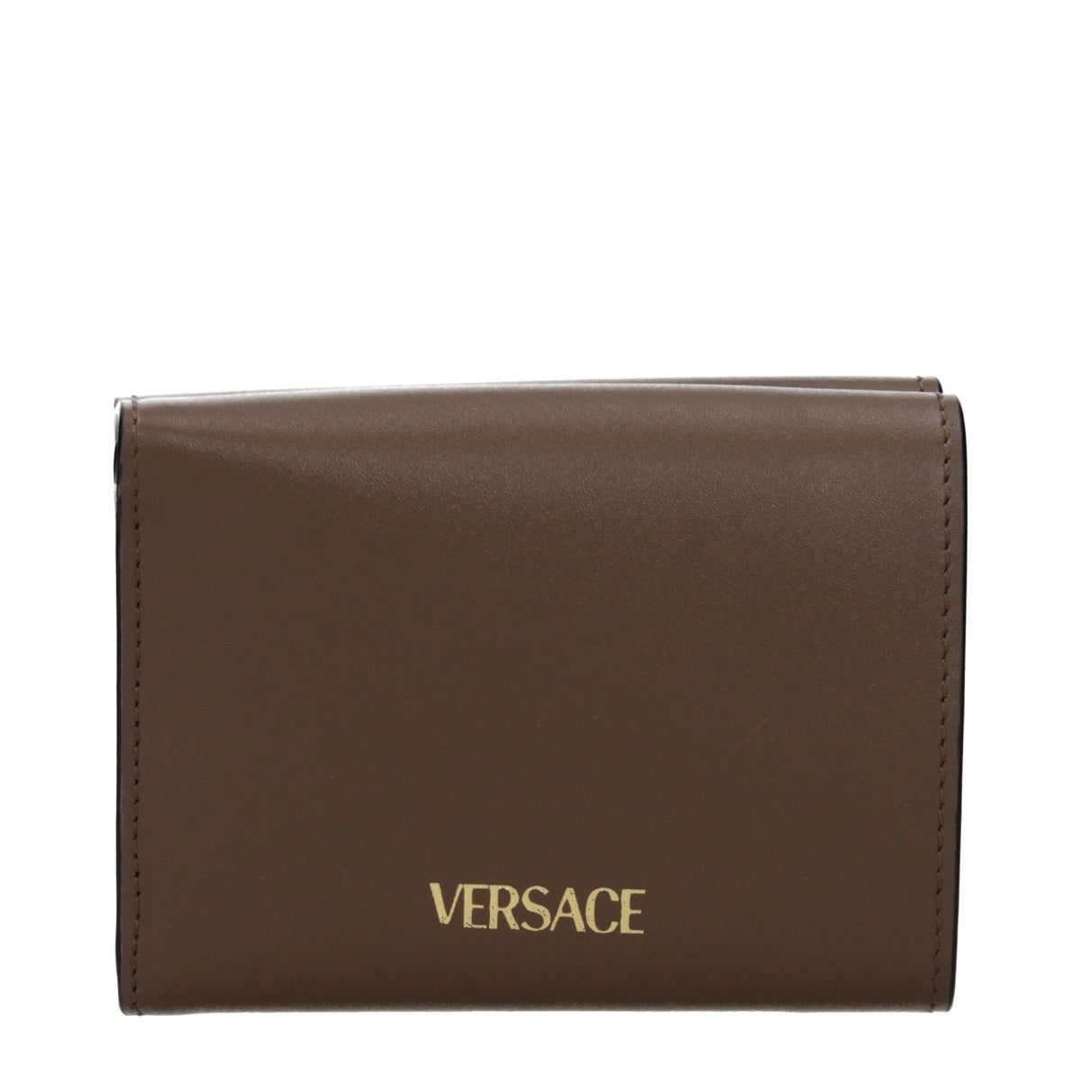 Versace brown leather wallet