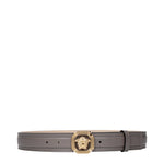 Load image into Gallery viewer, Versace Gray Leather Regular Belt
