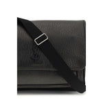 Load image into Gallery viewer, Saint Laurent Black Calf Leather Bos Taurus Shoulder Bag
