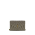 Load image into Gallery viewer, Saint Laurent Gray Calf Leather Bos Taurus Wallet
