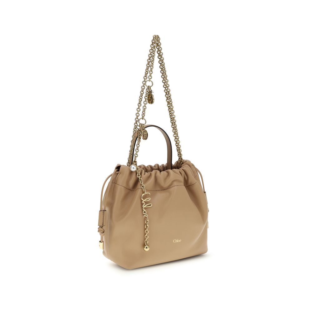 Chloé beige lamb ovis aries aries shoulder bag