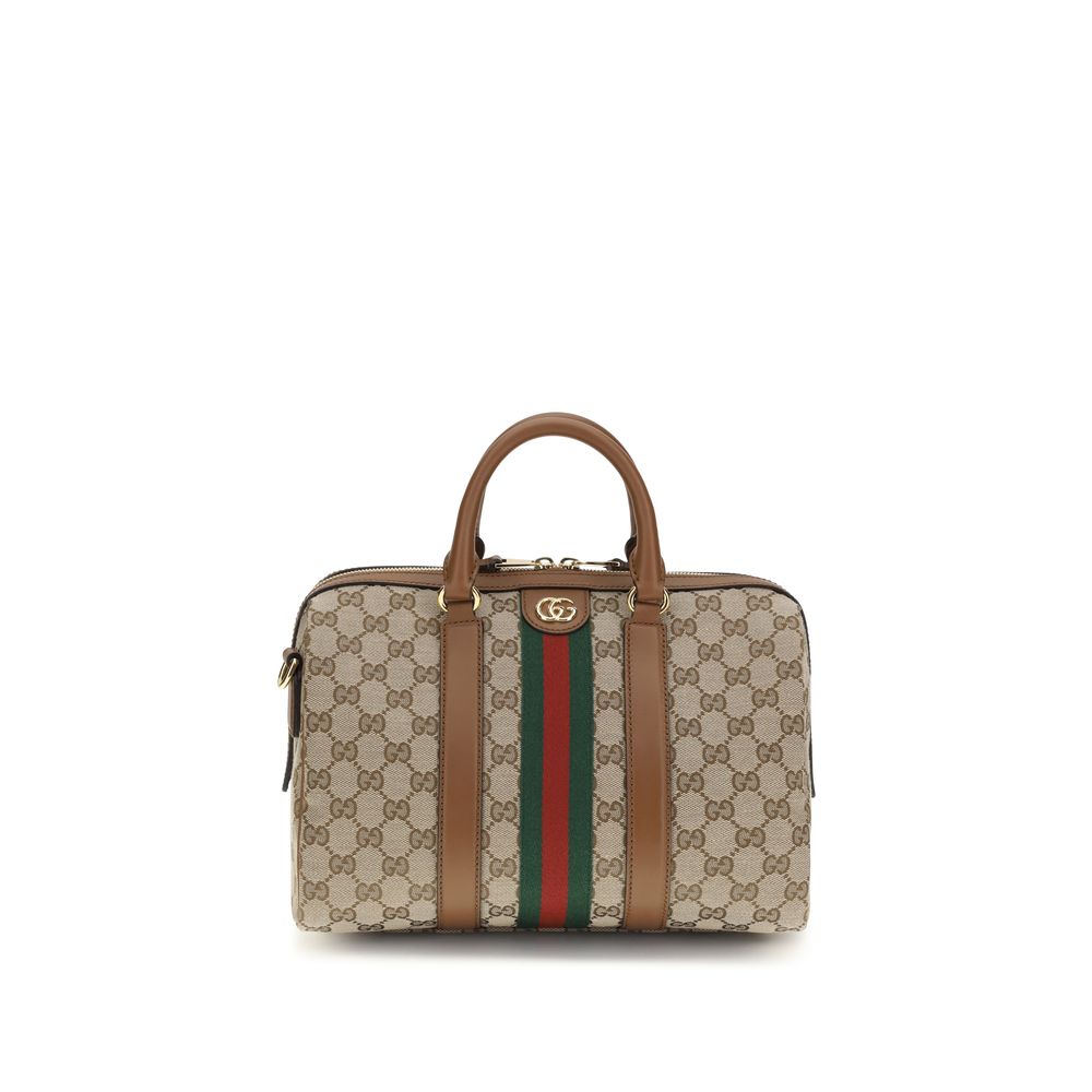 Gucci multicolor fabric handbag