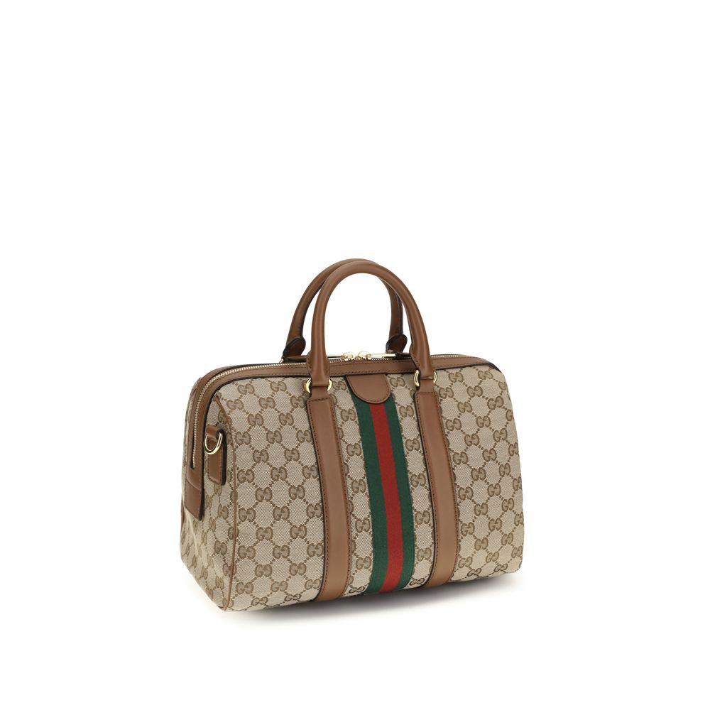 Gucci multicolor fabric handbag