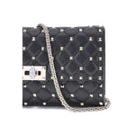 Load image into Gallery viewer, Valentino Garavani Black Lamb Ovis Aries Aries Shoulder Bag
