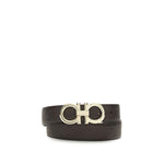 Load image into Gallery viewer, Ferragamo Brown Calf Leather Bos Taurus Regular Belt
