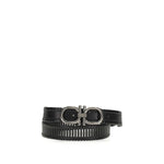 Load image into Gallery viewer, Ferragamo Bos Taurus Regular riem van zwart kalfsleer

