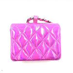 Load image into Gallery viewer, Chanel Iridescent Pink Quilted Leather Pouch
