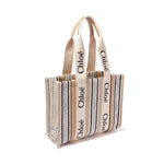 Load image into Gallery viewer, Chloé Beige Linen Tote Bag

