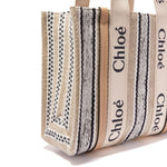 Load image into Gallery viewer, Chloé Beige Linen Tote Bag
