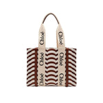 Load image into Gallery viewer, Chloé Beige Linen Tote Bag
