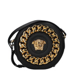 Load image into Gallery viewer, Versace Black Leather Crossbody Bag
