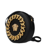 Load image into Gallery viewer, Versace Black Leather Crossbody Bag
