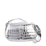 Load image into Gallery viewer, Versace Gray Leather Shoulder Bag
