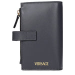 Load image into Gallery viewer, Versace Gray Leather Wallet
