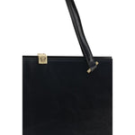 Load image into Gallery viewer, Versace Black Calf Leather Bos Taurus Shoulder Bag
