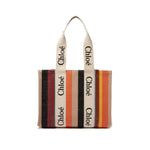 Load image into Gallery viewer, Chloé Beige Linen Tote Bag
