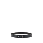 Load image into Gallery viewer, Ferragamo Black Calf Leather Bos Taurus Regular Belt
