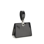 Load image into Gallery viewer, Ferragamo Bos Taurus clutch tas van zwart kalfsleer
