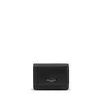 Load image into Gallery viewer, Saint Laurent Black Calf Leather Bos Taurus Wallet
