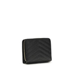 Load image into Gallery viewer, Saint Laurent Black Calf Leather Bos Taurus Wallet
