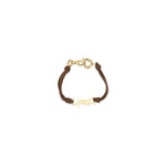 Load image into Gallery viewer, Saint Laurent Bicolor Calf Leather Bos Taurus Bracelet
