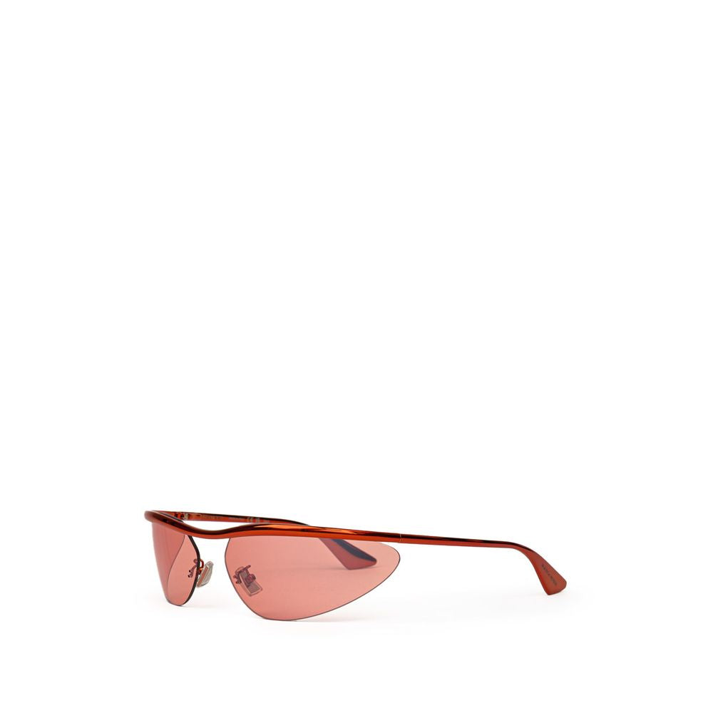 Bottega veneta orange metal sunglasses