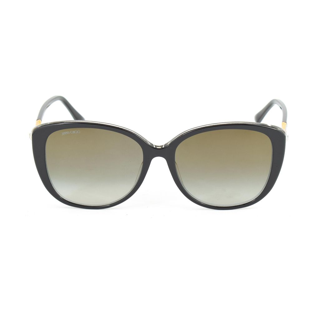 Jimmy choo zwarte acetaat zonnebril