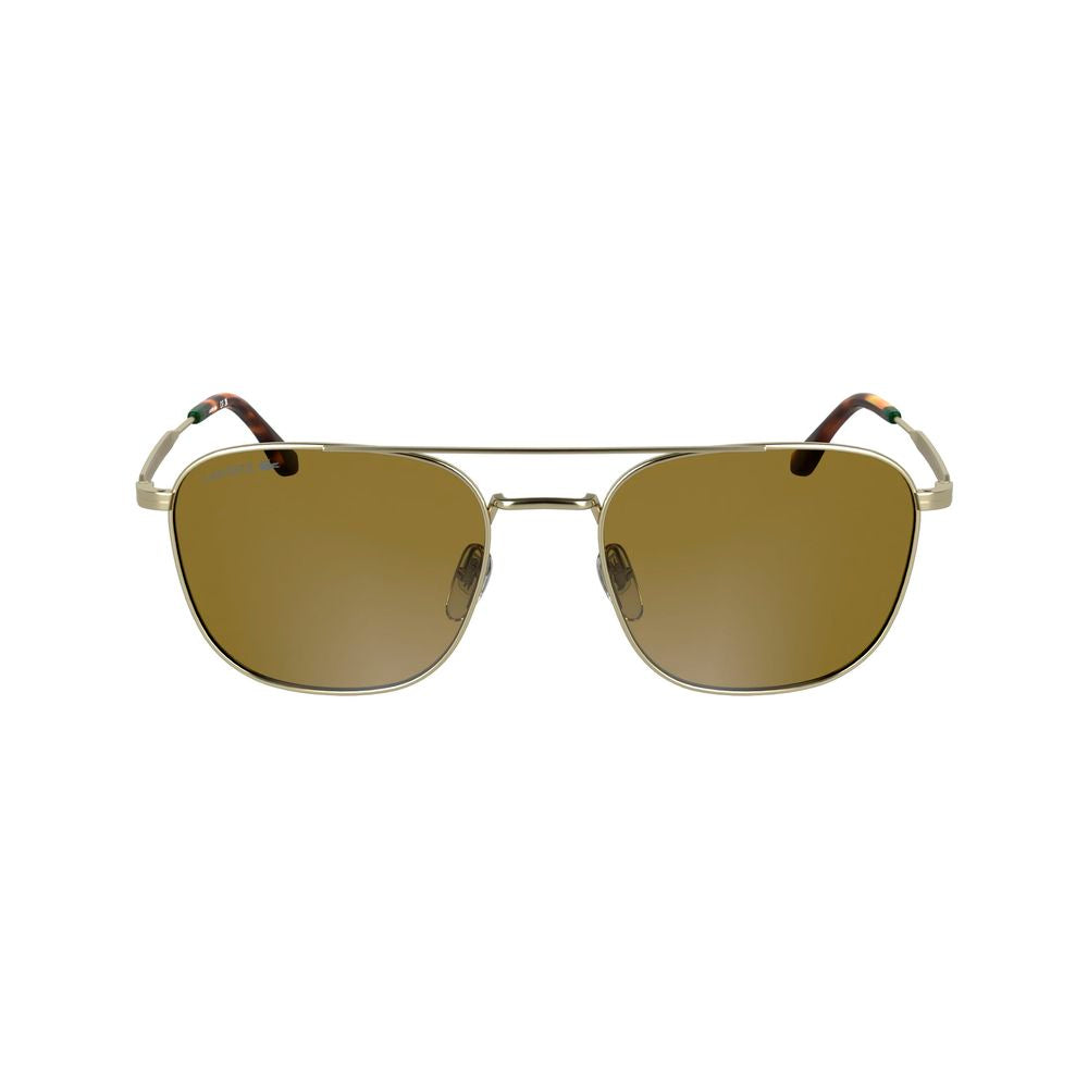 Lacoste gold metal sunglasses