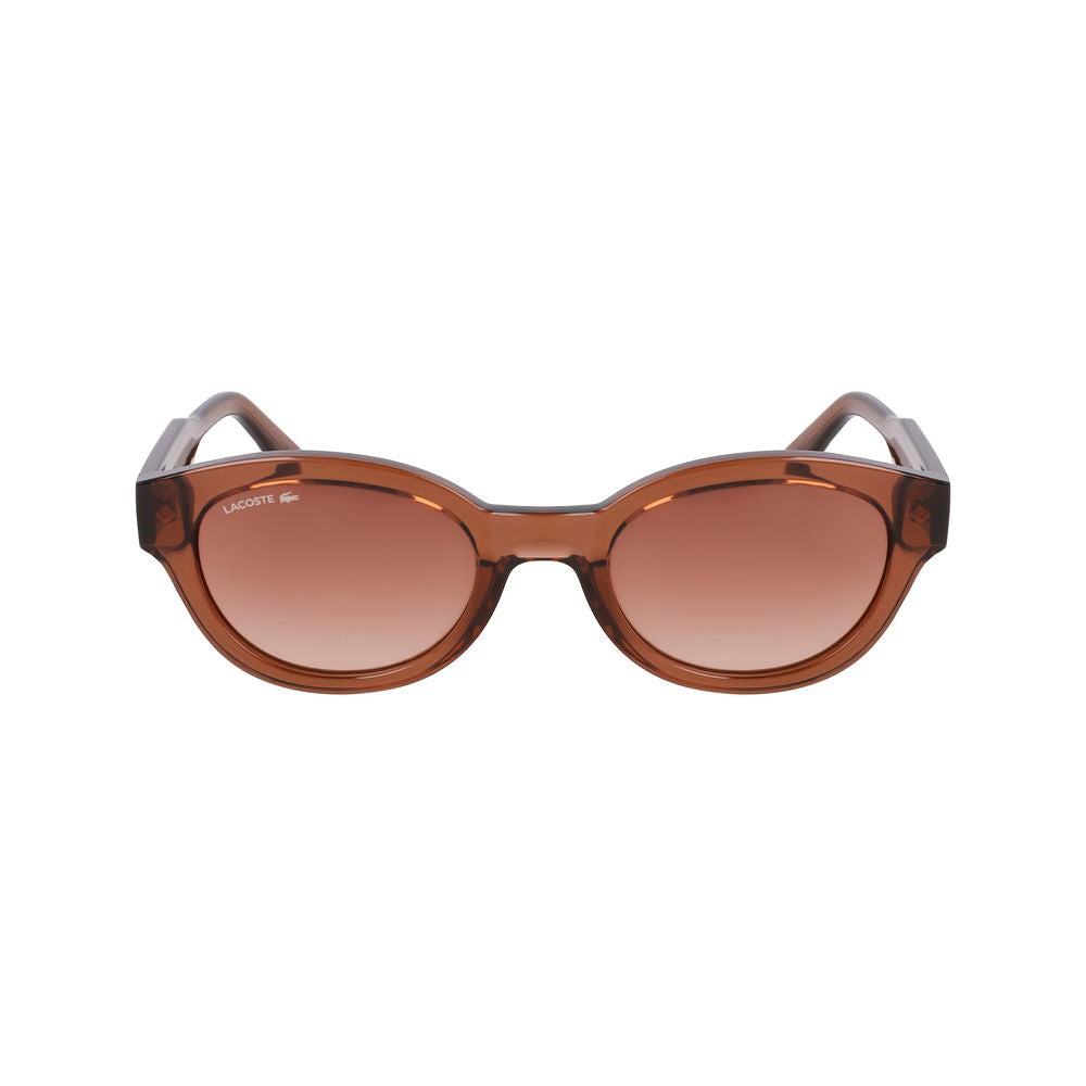 Lacoste brown injected zonnebril