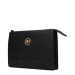 Load image into Gallery viewer, Versace Black Leather Clutch Bag
