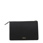 Load image into Gallery viewer, Versace Black Leather Clutch Bag
