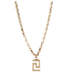Load image into Gallery viewer, Versace Gold Metal Necklace
