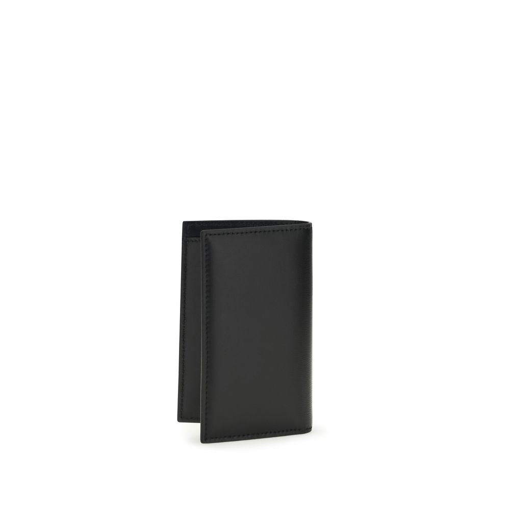 Ferragamo black calf leather bos taurus wallet