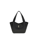 Load image into Gallery viewer, Saint Laurent Black Other Fibres Shoulder Bag

