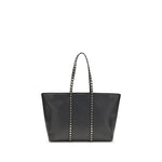 Load image into Gallery viewer, Valentino Garavani Black Calf Leather Bos Taurus Shoulder Bag
