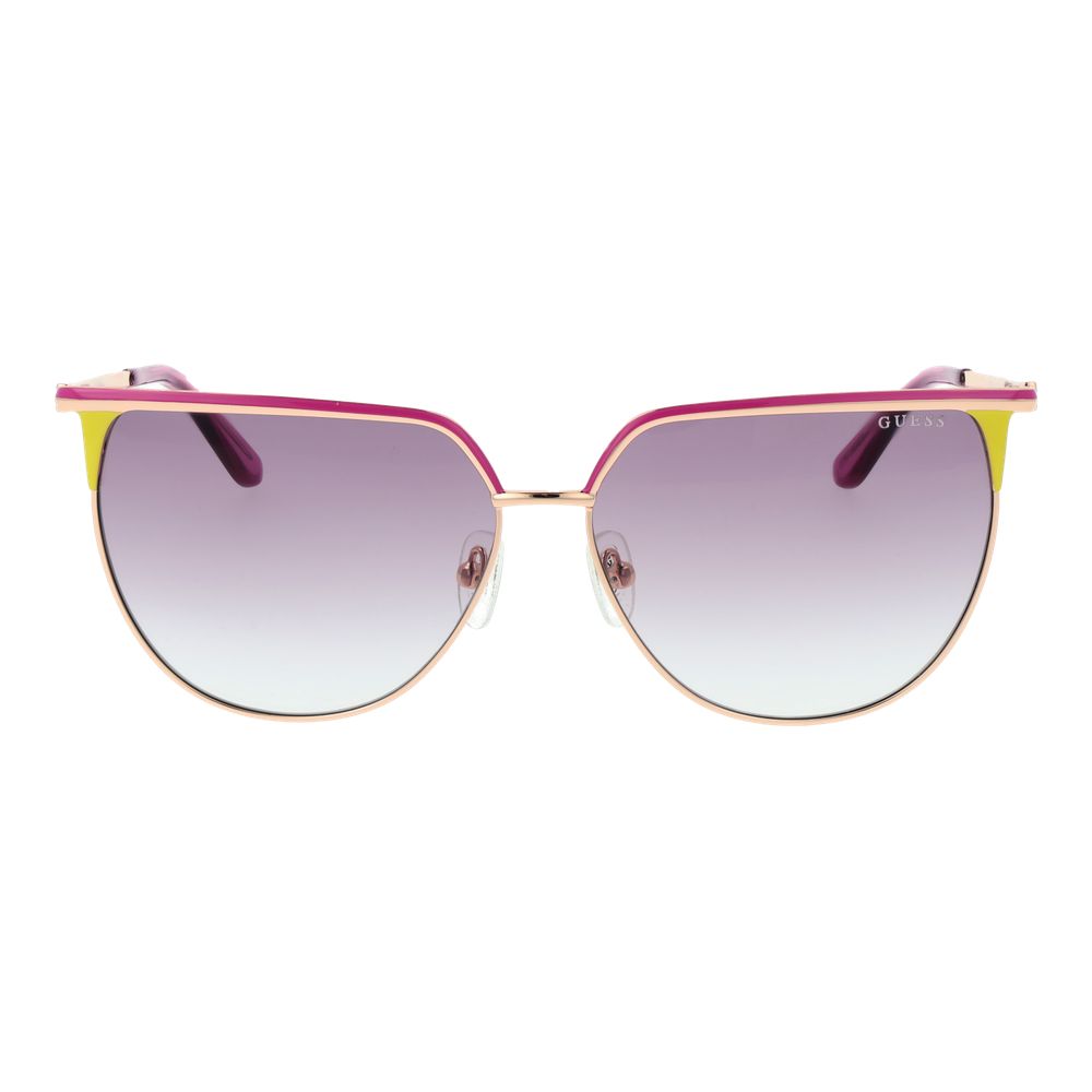 Guess rose gold metal sunglasses