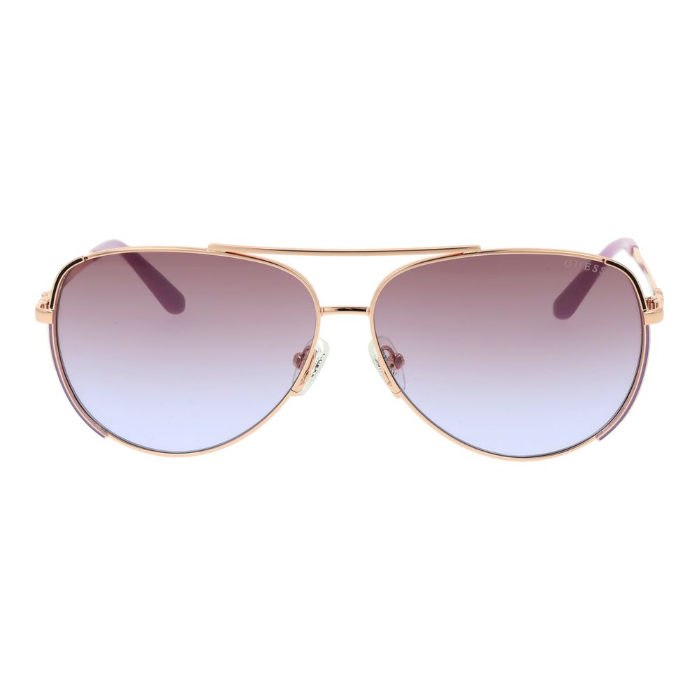 Guess rose gold metal sunglasses
