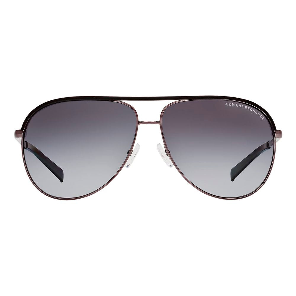 Armani exchange gray metal sunglasses