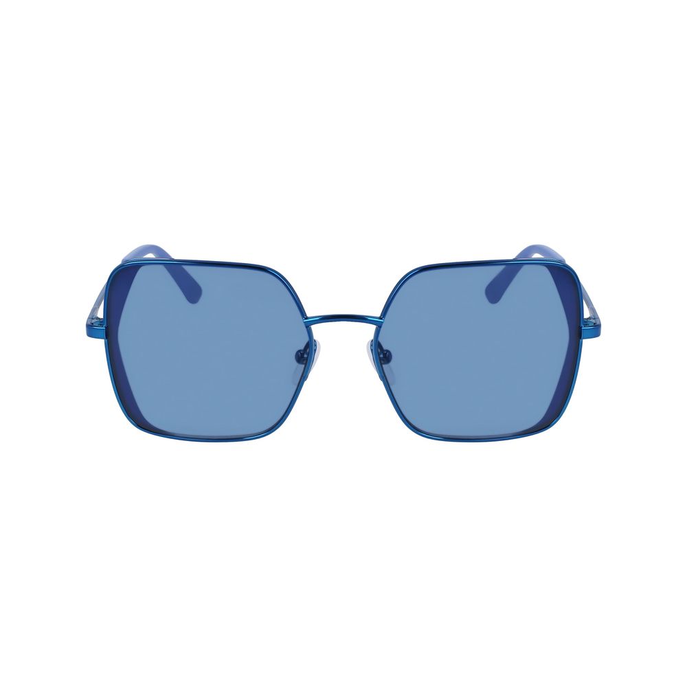 Karl lagerfeld blue metal sunglasses