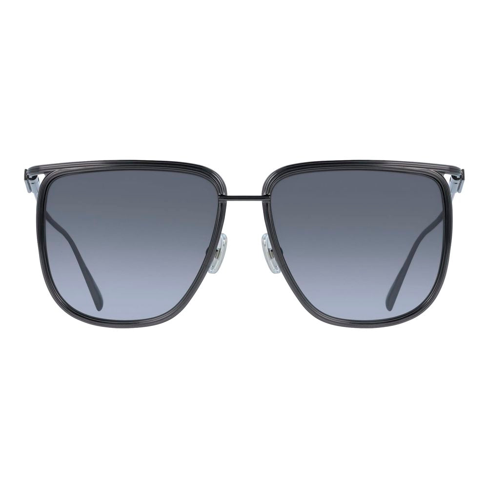 Ferragamo gray metal sunglasses