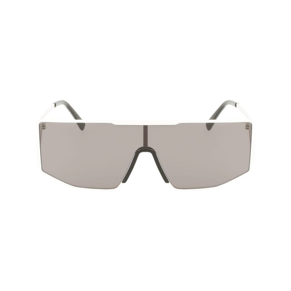 Lacoste white metal sunglasses