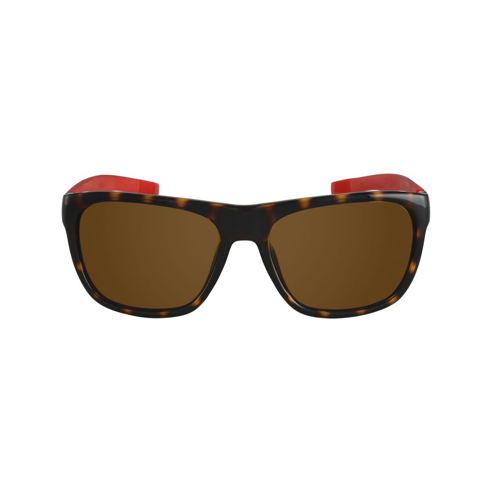 Lacoste brown injected sunglasses