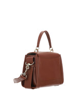Load image into Gallery viewer, Chloé Brown Calf Leather Tess Handbag
