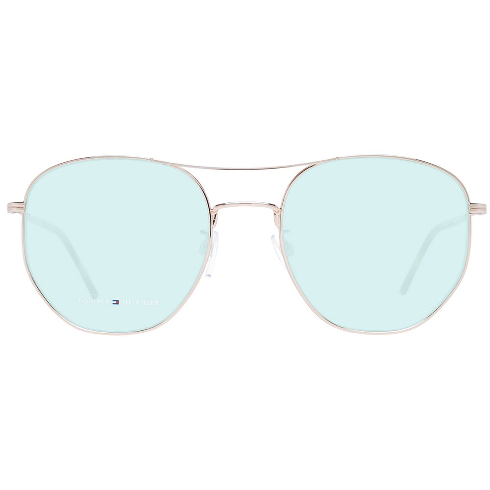 Tommy hilfiger rose gold metal sunglasses