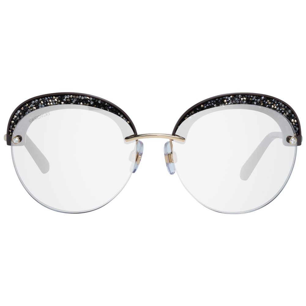 Swarovski goudkleurige metalen & kunststof zonnebril