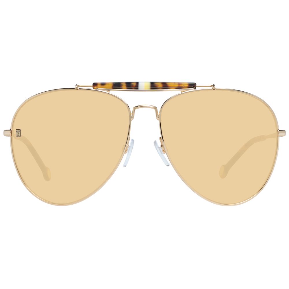 Tommy hilfiger gold metal sunglasses