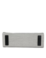 Load image into Gallery viewer, Versace White Top Handle Canvas Leather Logo Crossbody Tote Bag
