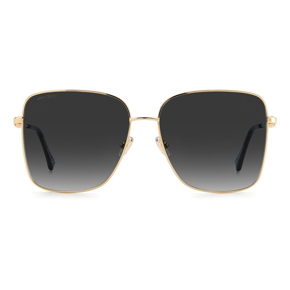 Jimmy choo goldkleurige metalen zonnebril