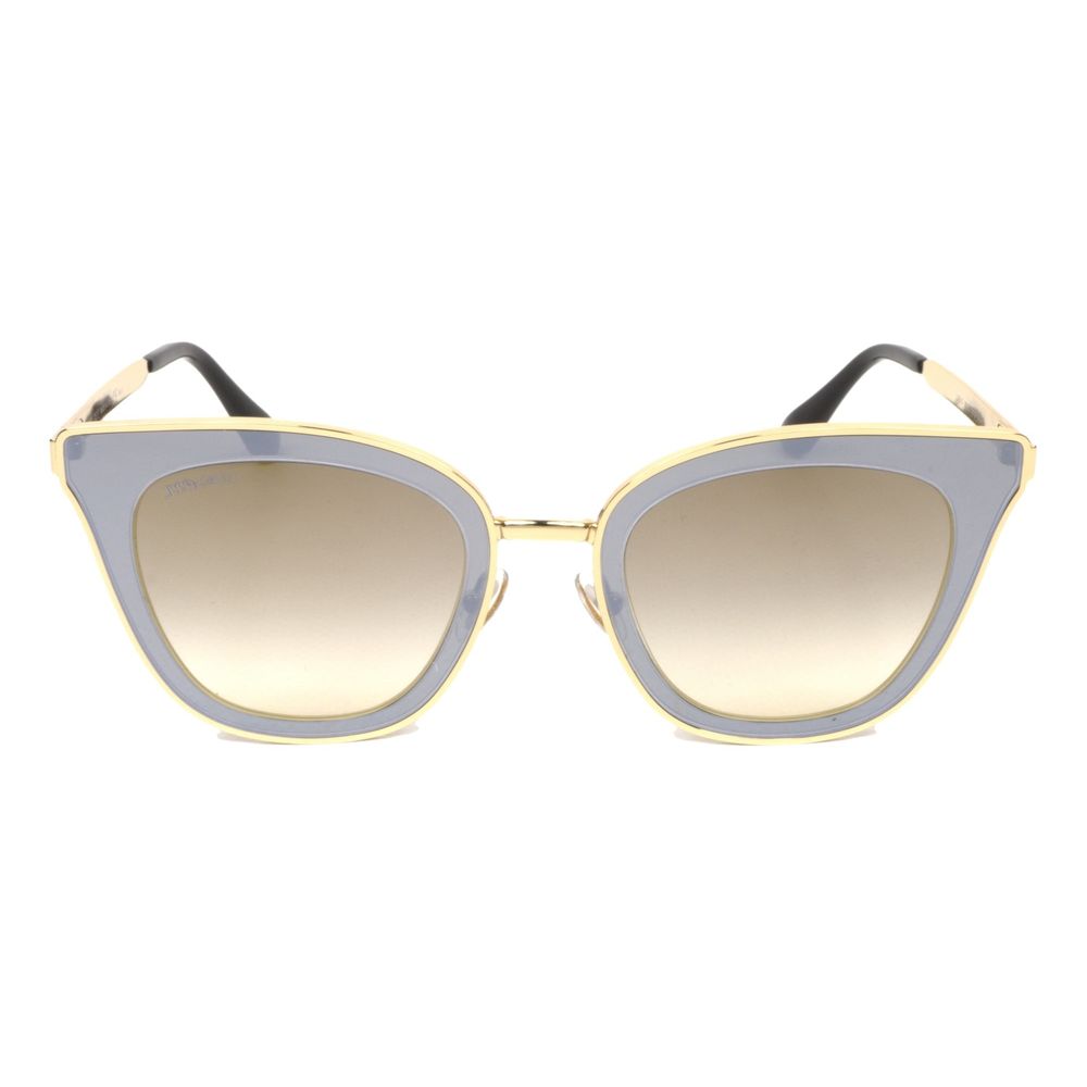 Jimmy choo goldkleurige metalen zonnebril