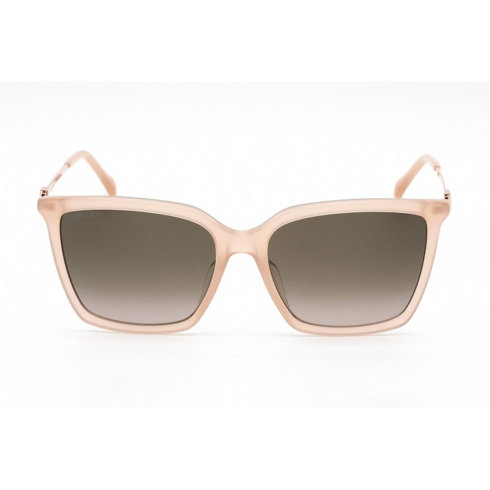 Jimmy choo goldkleurige metalen zonnebril